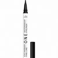 Подводка-фломастер для глаз черная JEANMISHEL ONE WATERPROOF водостойкая, 1, 1 г