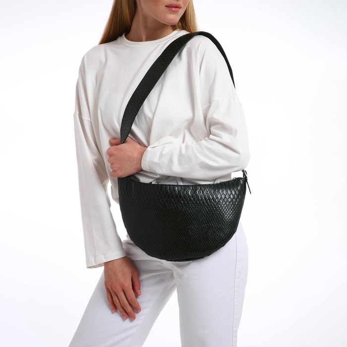 Сумка женская через плечо TEXTURA, маленький размер, цвет зелёный Сумка женская через плечо TEXTURA, маленький размер, цвет зелёный