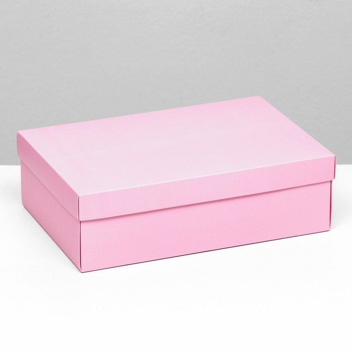 Коробка подарочная складная, упаковка, «Розовая», 30 х 20 х 9 см Коробка подарочная складная, упаковка, «Розовая», 30 х 20 х 9 см