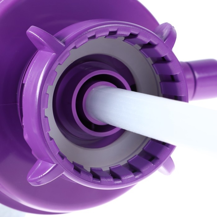 Помпа для воды  Помпа для воды "Дельфин" Эко, механическая, под бутыль от 12 до 19 л, фиолетовая