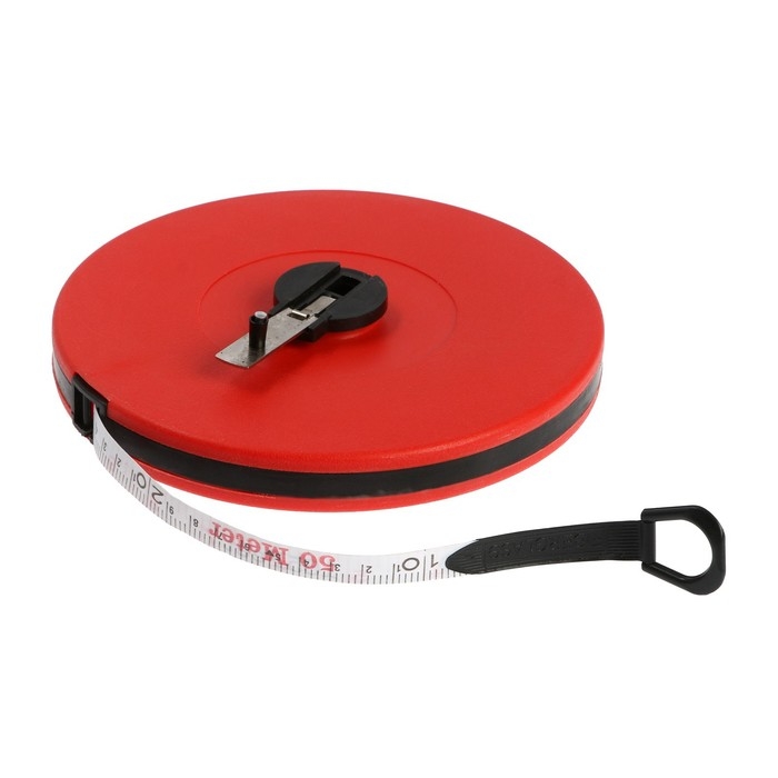 Рулетка геодезическая ЛОМ, фиберглассовая лента, закрытый корпус, 50 м х 13 мм Рулетка геодезическая ЛОМ, фиберглассовая лента, закрытый корпус, 50 м х 13 мм