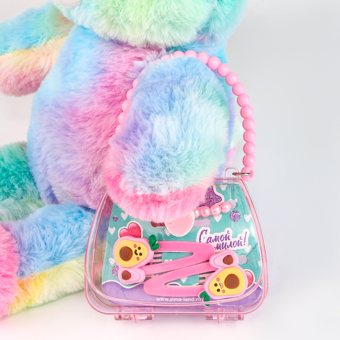 Мягкая игрушка «Модный медведь», 30 см Мягкая игрушка «Модный медведь», 30 см