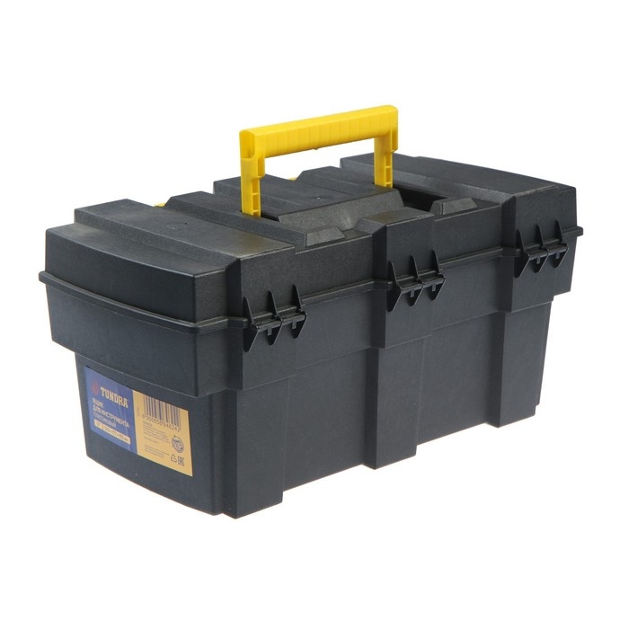 Ящик для инструмента ТУНДРА, 13 Ящик для инструмента ТУНДРА, 13", 330 х 177 х 155 мм, пластиковый, подвижный лоток