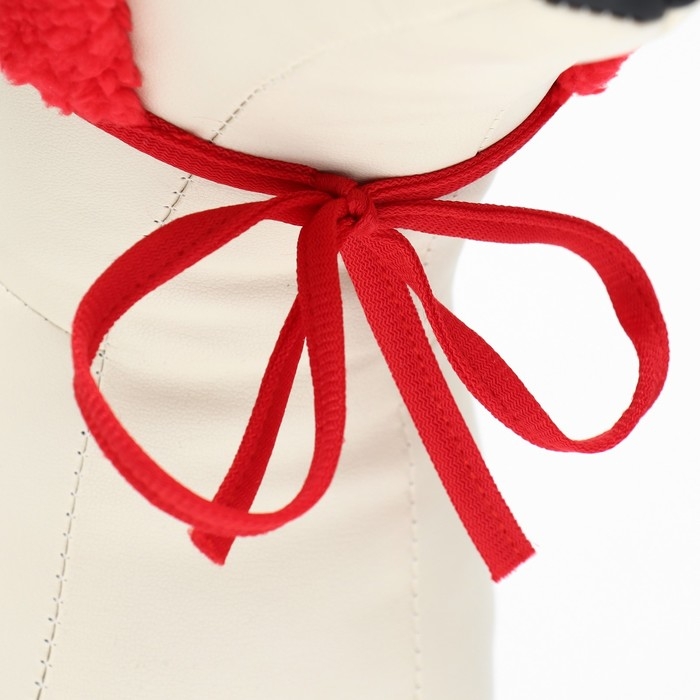 Новый год. Шапка для животных  Новый год. Шапка для животных "Колпак", размер L(ОМ 20 см, длина 20 см), красный