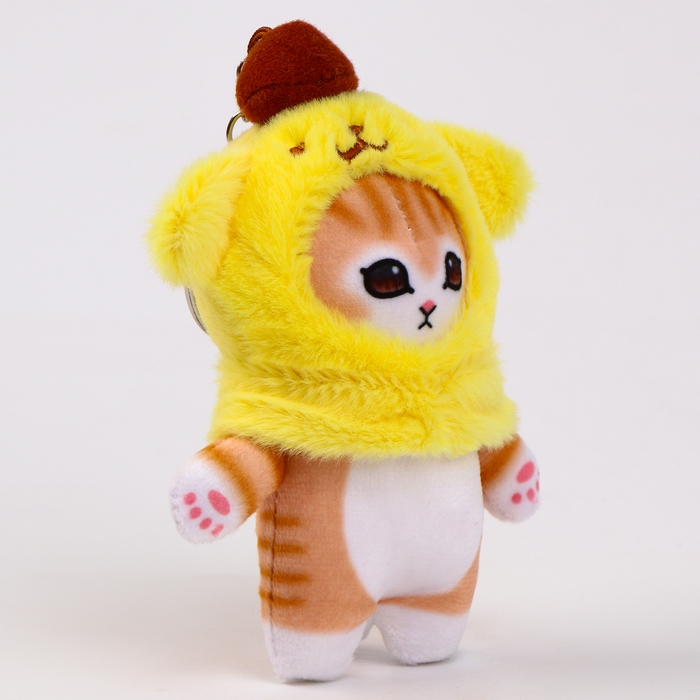 Мягкая игрушка «Котик в шапочке» на брелоке, 12 см Мягкая игрушка «Котик в шапочке» на брелоке, 12 см