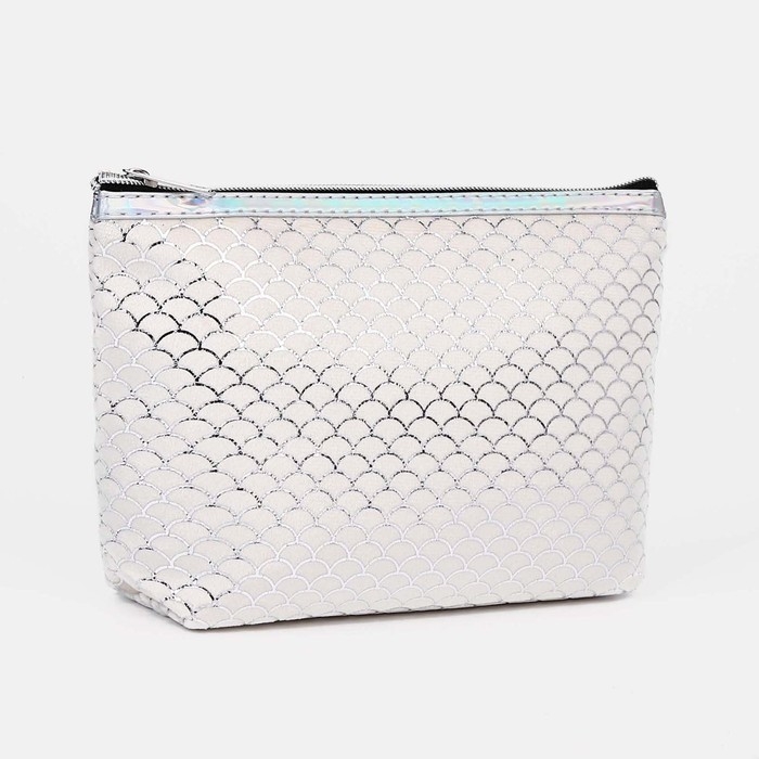 Набор косметичек 2 в 1 на молнии, с ручкой, цвет бежевый