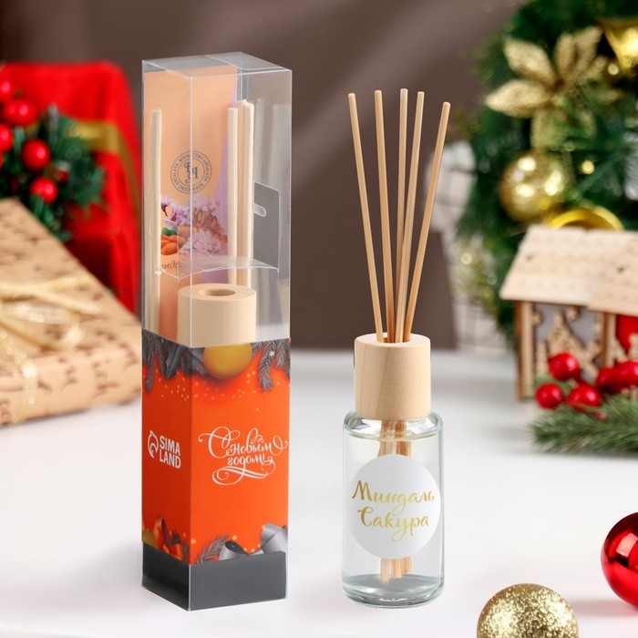 Диффузор ароматический Диффузор ароматический "Модерн", 50 мл, Миндаль и сакура, "Богатство Аромата"