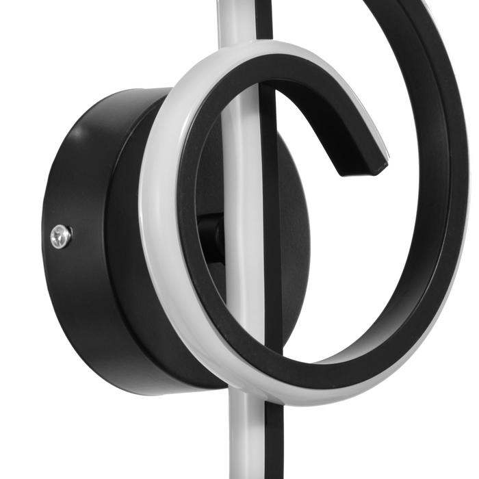 Бра 1936/1 LED 18Вт черный 14х35 см