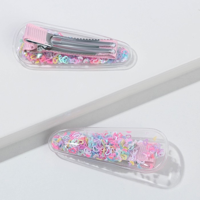 Заколки для волос «Девочка-конфетка», 2 шт. Заколки для волос «Девочка-конфетка», 2 шт.