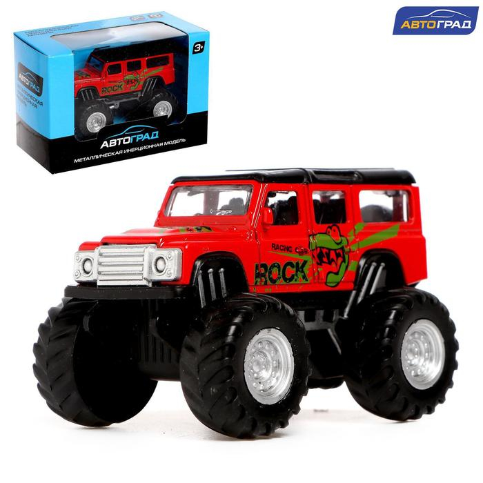 Машина металлическая «Биг-фут», инерционная, МИКС Машина металлическая «Биг-фут», инерционная, МИКС