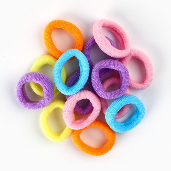 Резинки для волос «Единорог» , 20 шт., диам 2 см Резинки для волос «Единорог» , 20 шт., диам 2 см