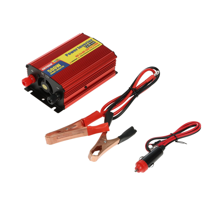 Преобразователь напряжения 12/220 В, 500 Вт, USB выход Преобразователь напряжения 12/220 В, 500 Вт, USB выход