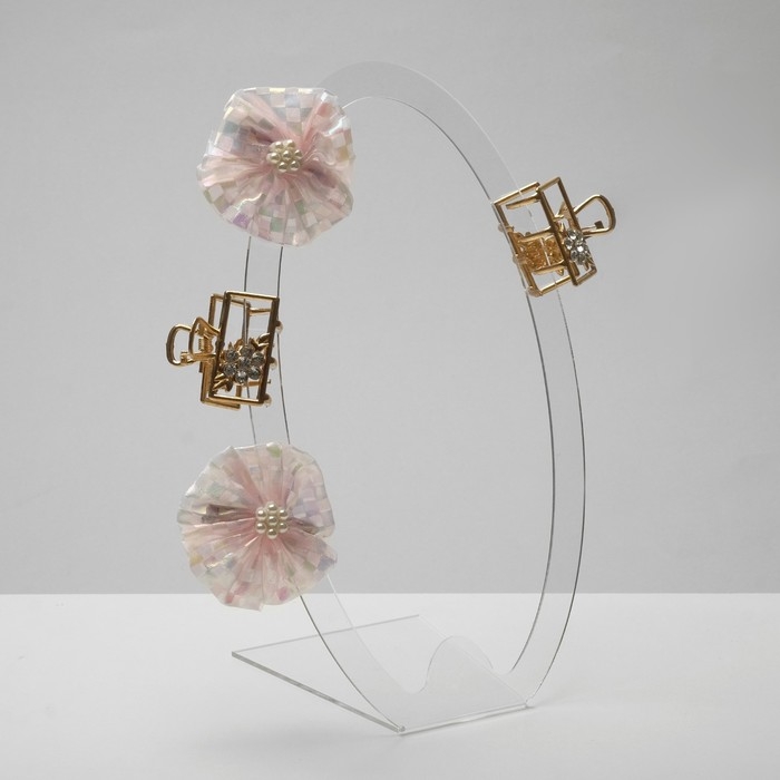 Подставка под заколки 13×10×23 см, оргстекло 2 мм, цвет прозрачный В ЗАЩИТНОЙ ПЛЁНКЕ Подставка под заколки 13×10×23 см, оргстекло 2 мм, цвет прозрачный В ЗАЩИТНОЙ ПЛЁНКЕ