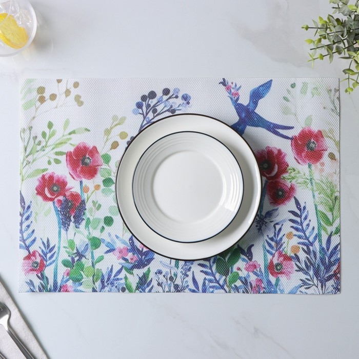 Салфетки сервировочные на стол Доляна «Мия», 4 шт, 30×45 см Салфетки сервировочные на стол Доляна «Мия», 4 шт, 30×45 см