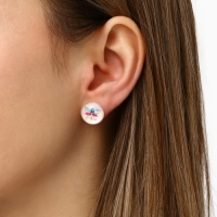 Серьги гвоздики «Kawaii» 1.5 х 1.5 см
