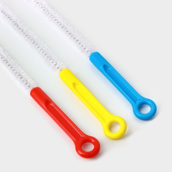 Ёршик для посуды узкий Доляна, 30,5×1,2 см, цвет МИКС Ёршик для посуды узкий Доляна, 30,5×1,2 см, цвет МИКС