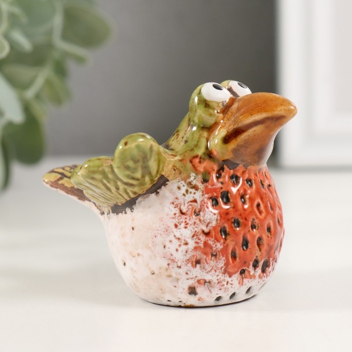 Сувенир керамика Сувенир керамика "Птичка с раскрытыми крылышками" 6,7х7,7х5,9 см