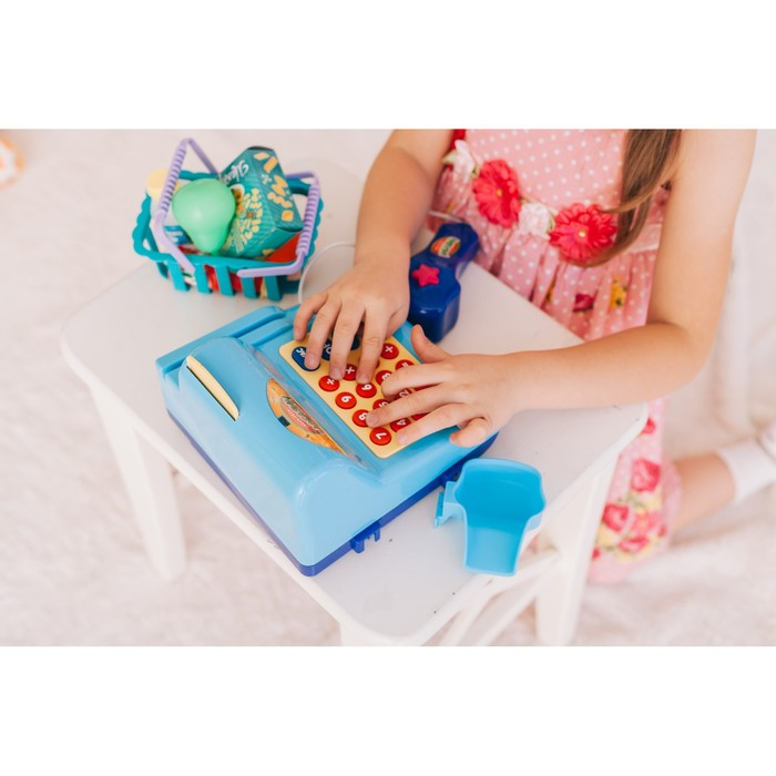 Касса-калькулятор «Мои покупки», с аксессуарами Касса-калькулятор «Мои покупки», с аксессуарами