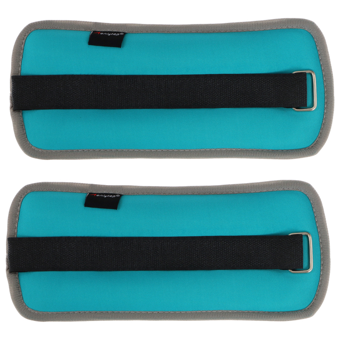 Утяжелители неопреновые ONLYTOP, 2 шт. х 0,5 кг, цвет мятный Утяжелители неопреновые ONLYTOP, 2 шт. х 0,5 кг, цвет мятный