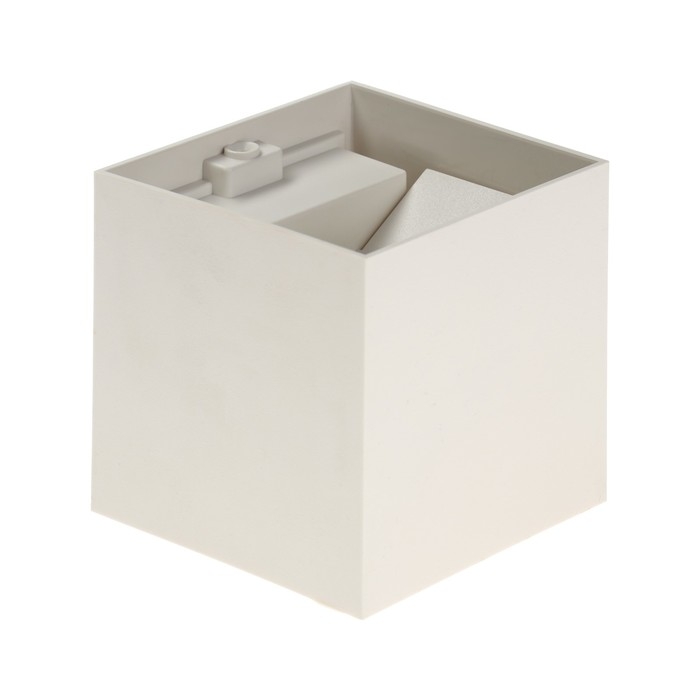 Светильник фасадный «Куб», FSD-062, 6 Вт, 4000К, регулир. луч, IP65, 220 В, пластик, белый 1008423 Светильник фасадный «Куб», FSD-062, 6 Вт, 4000К, регулир. луч, IP65, 220 В, пластик, белый 1008423