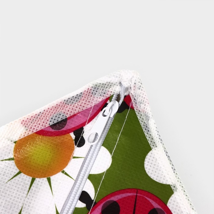 Органайзер для хранения белья Доляна «Божьи коровки», 24 ячейки, 30×33×10 см, цвет зелёный Органайзер для хранения белья Доляна «Божьи коровки», 24 ячейки, 30×33×10 см, цвет зелёный