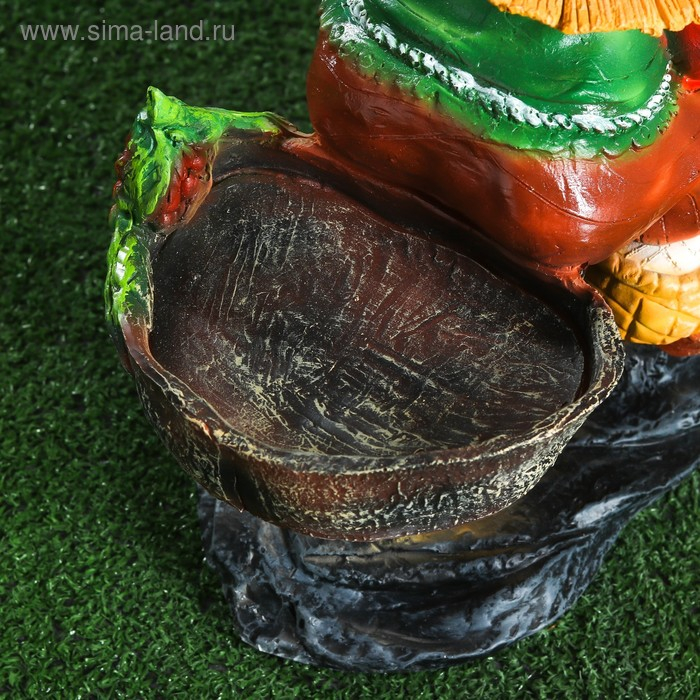 Садовый фонарь  Садовый фонарь "Лесовик на велосипеде с фонариком" 50см МИКС