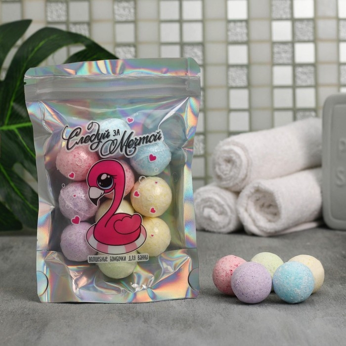 Подарочный набор косметики «Следуй за мечтой», бомбочки для ванны, 10 х 10 г, BEAUTY FOX Подарочный набор косметики «Следуй за мечтой», бомбочки для ванны, 10 х 10 г, BEAUTY FOX