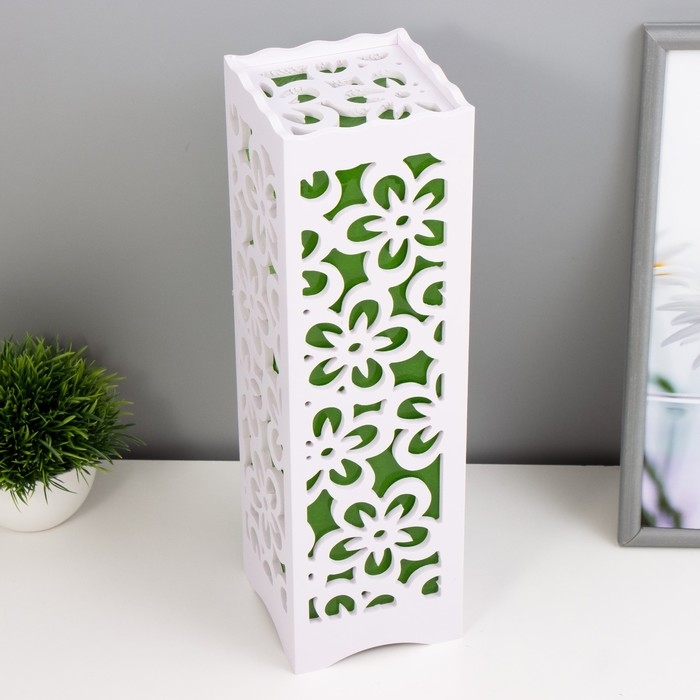 Ночник Ночник "Цветы" LED от батареек 3хААА USB зеленый 10х10х23см RISALUX