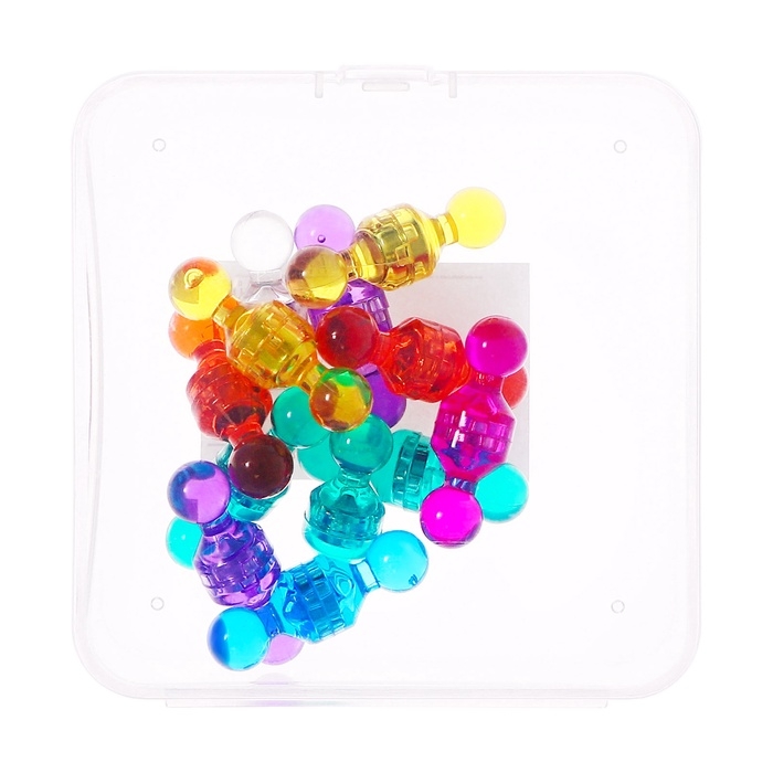 Набор магнитов 24 штуки для доски  Набор магнитов 24 штуки для доски "Пешки", 11х17 мм,  8 цветов