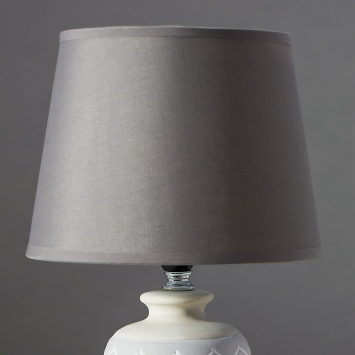 Лампа настольная 16735/1GR E14 40Вт серый  h.31см RISALUX