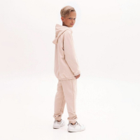 Костюм детский (худи, брюки) Casual Collection KIDS цвет бежевый, рост 128