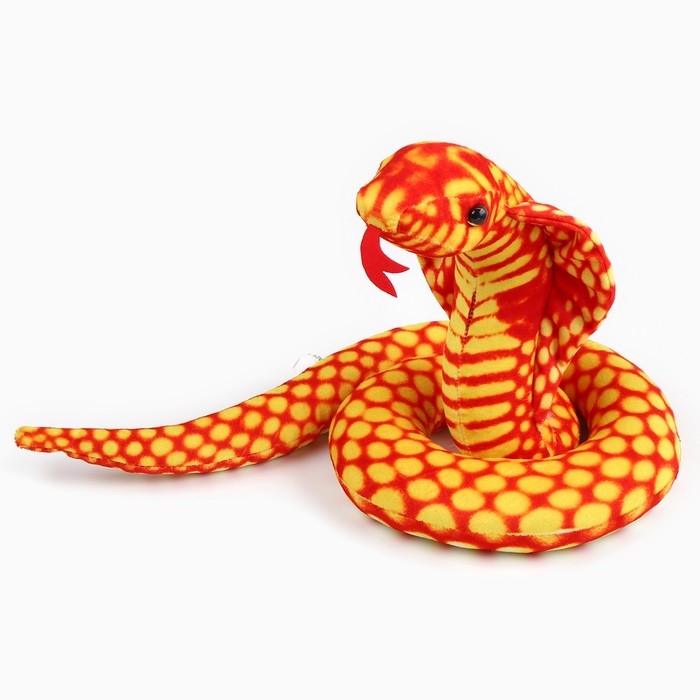 Мягкая игрушка «Кобра», 80 см, цвет оранжевый Мягкая игрушка «Кобра», 80 см, цвет оранжевый
