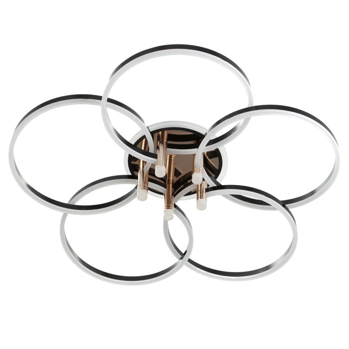 Светильник Светильник "Финди" 5xLED 250Вт черный 90х90х16 см BayerLux