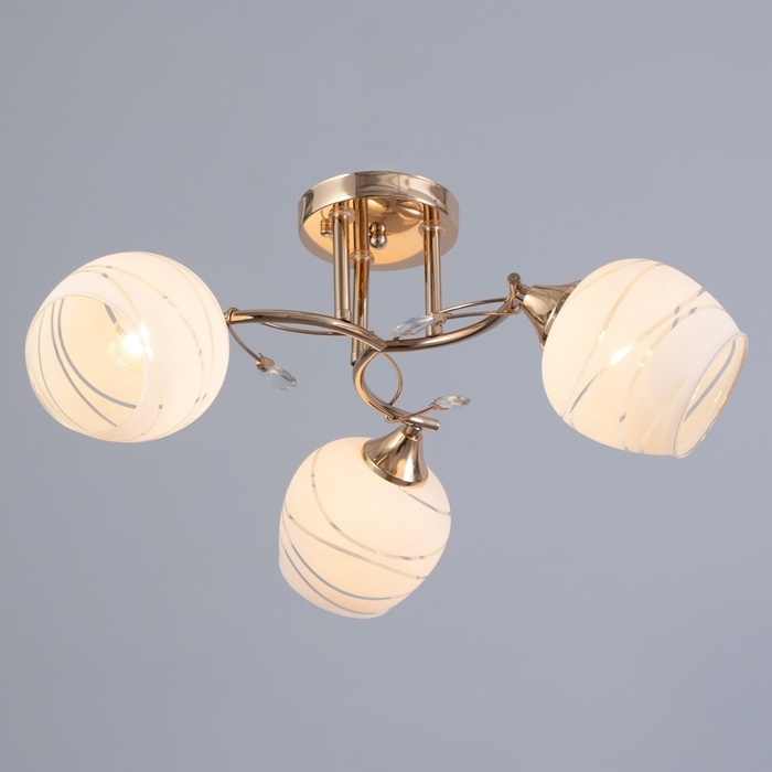 Люстра Люстра "Рафаэль" 3х60Вт Е27 Золото 56х56х22,5см