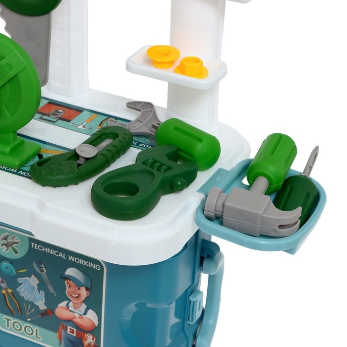 Набор детских инструментов в чемодане «Мастерёнок», 24 элемента Набор детских инструментов в чемодане «Мастерёнок», 24 элемента