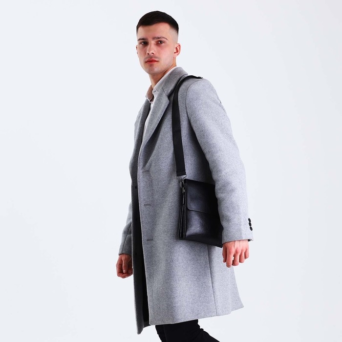 Сумка мужская, цвет чёрный Сумка мужская, цвет чёрный