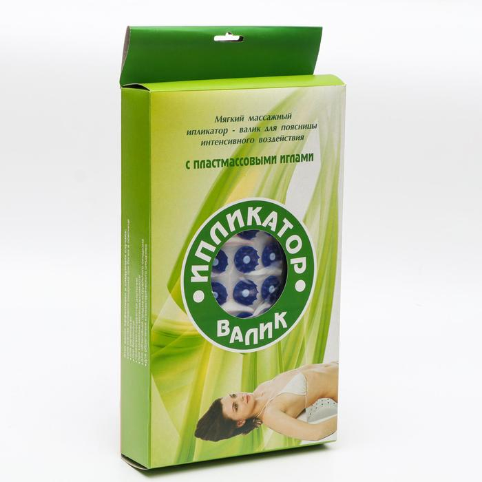 Аппликатор Кузнецова, валик для поясницы, спанбонд, 19 x 32 см. Аппликатор Кузнецова, валик для поясницы, спанбонд, 19 x 32 см.