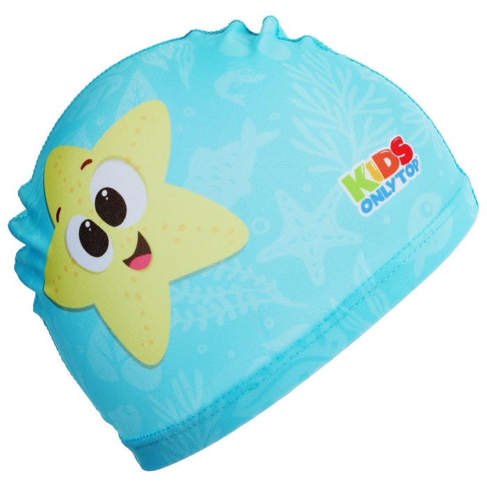Шапочка для плавания детская ONLYTOP «Весёлое купание», тканевая, обхват 46-52 см Шапочка для плавания детская ONLYTOP «Весёлое купание», тканевая, обхват 46-52 см