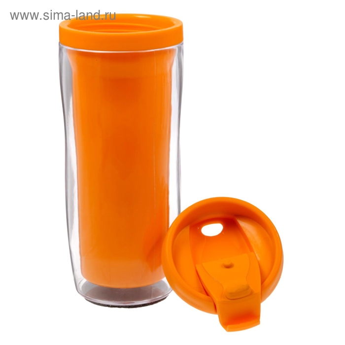 Термостакан «Вид 24», 350 мл Оранжевый