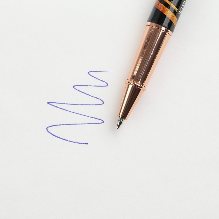 Ручка металл с колпачком «Россия как искусство», фурнитура золото Ручка металл с колпачком «Россия как искусство», фурнитура золото