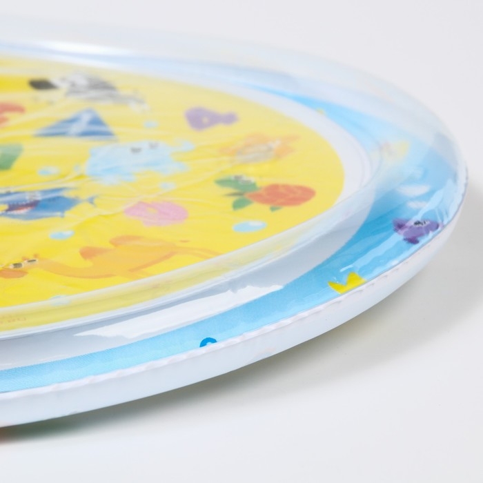 Акваковрик надувной развивающий водный коврик «Развивашки», 65x65 см, Крошка Я Акваковрик надувной развивающий водный коврик «Развивашки», 65x65 см, Крошка Я