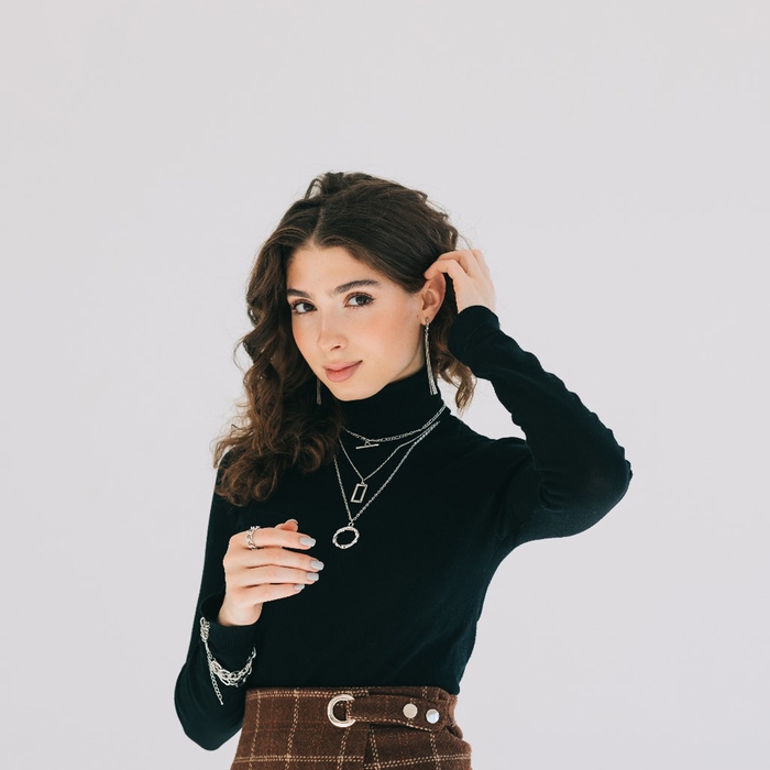 Кольцо «Цепь» большие звенья, цвет серебро, безразмерное