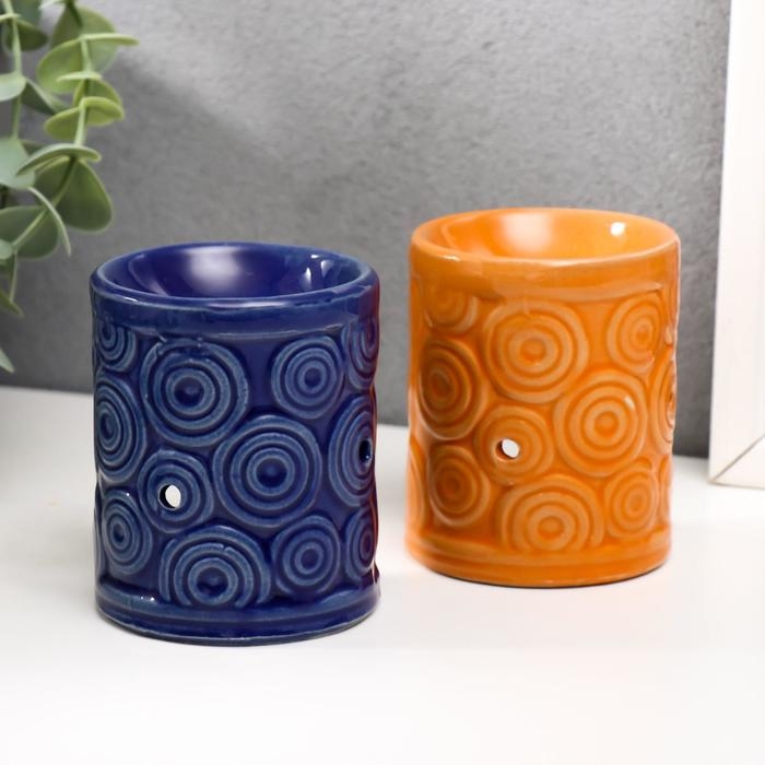 Аромалампа керамика Аромалампа керамика "Галактика" МИКС 8х6,5х6,5 см