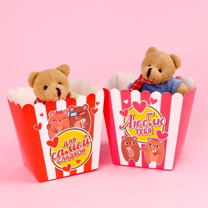 Мягкая игрушка «Люблю тебя», медведь, цвета МИКС, в шоубоксе Мягкая игрушка «Люблю тебя», медведь, цвета МИКС, в шоубоксе