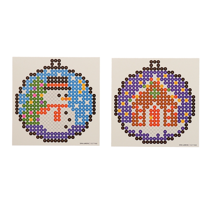 Аквамозаика «Шары с домиком и снеговичком», 2 фигурки, 809 шариков Аквамозаика «Шары с домиком и снеговичком», 2 фигурки, 809 шариков