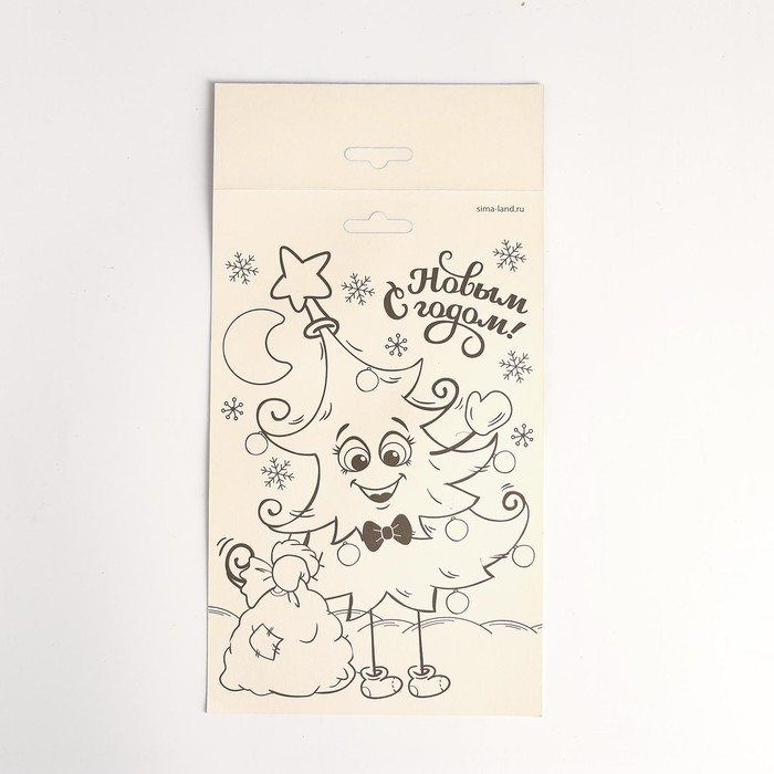 Аппликация перьями и стразами для детей на новый год «Ёлочка», набор для творчества Аппликация перьями и стразами для детей на новый год «Ёлочка», набор для творчества