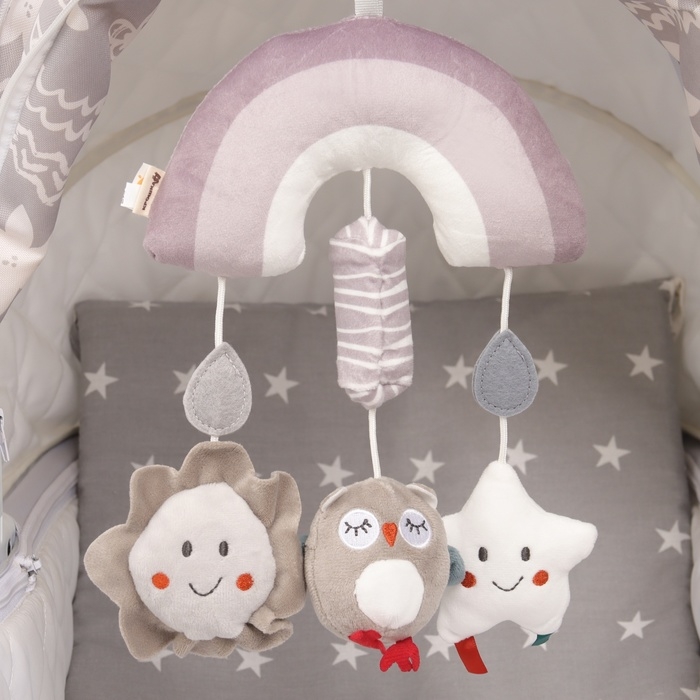 Подвеска - погремушка «Совушка», пищалка, шуршит, на кроватку, коляску, Крошка Я Подвеска - погремушка «Совушка», пищалка, шуршит, на кроватку, коляску, Крошка Я