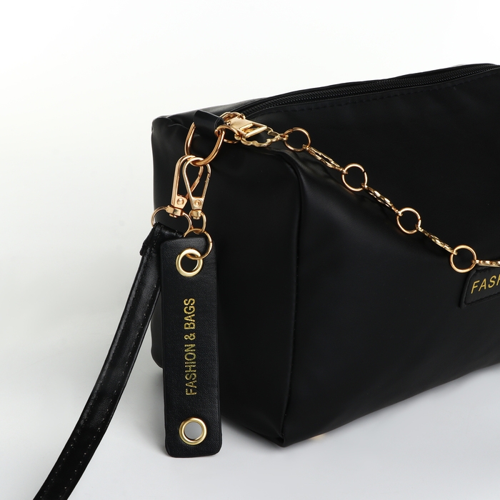Сумка кросс-боди на молнии, цвет чёрный Сумка кросс-боди на молнии, цвет чёрный