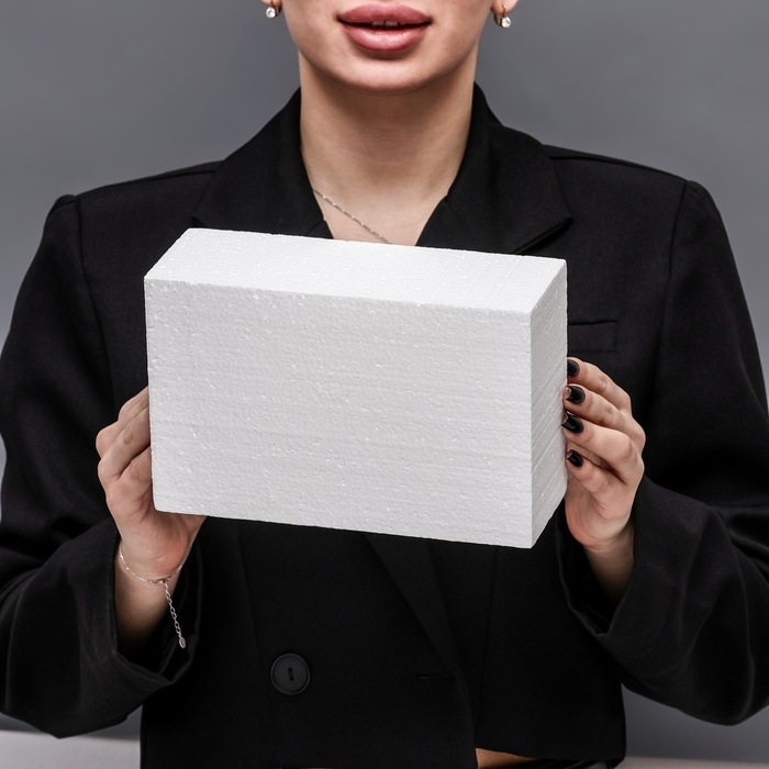 Флористическая основа из пенопласта Флористическая основа из пенопласта "Кирпич", 22 х 8 см