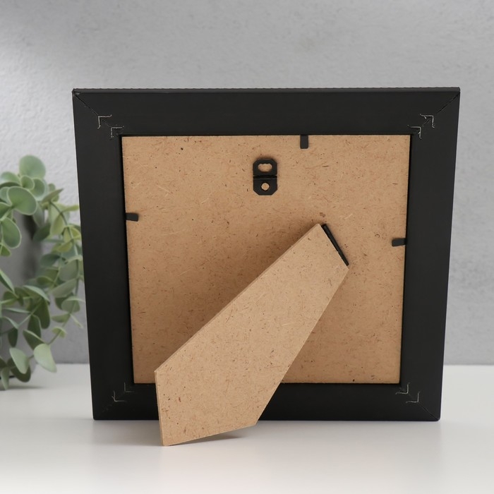 Фоторамка пластик Фоторамка пластик "МИРАМ" 15х15 см золото (пластиковый экран)